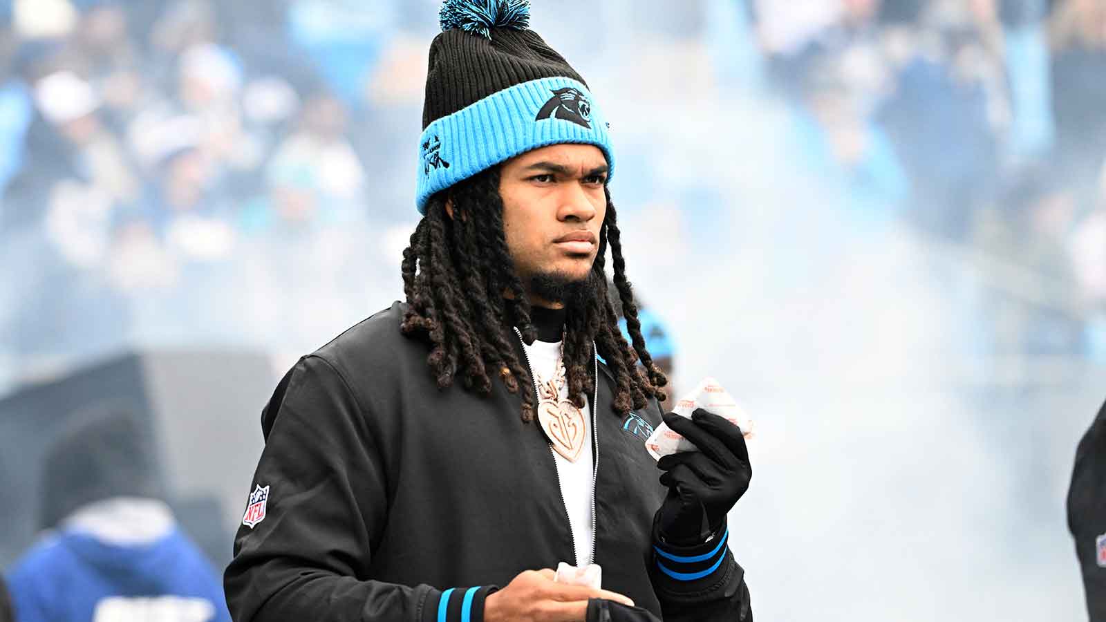 Watch Panthers RB Jonathon Brooks make triumphant return after missing 2025 with ACL