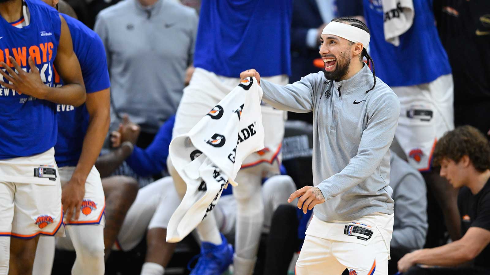Knicks’ Jose Alvarado gives Pelicans quick jab after clinching NBA Finals berth