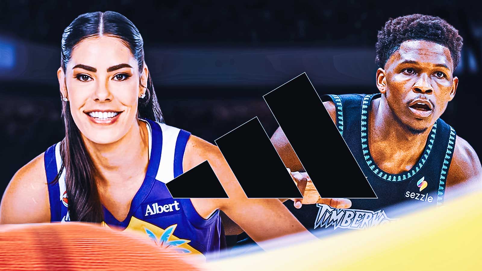 Kelsey Plum signals Adidas move in new Anthony Edwards ad