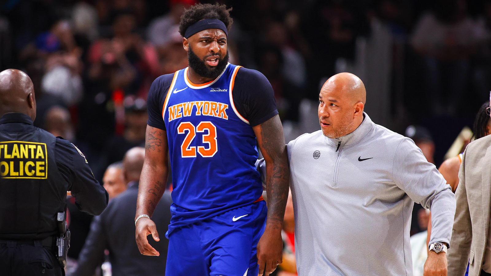 Why Knicks’ Mitchell Robinson was fined $50,000 after Game 6 vs. Hawks
