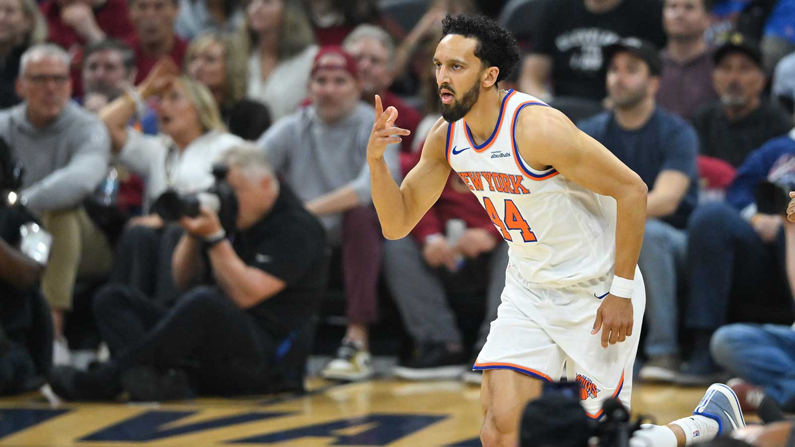 Knicks’ Landry Shamet makes playoff history with 3-point shooting vs. Cavs