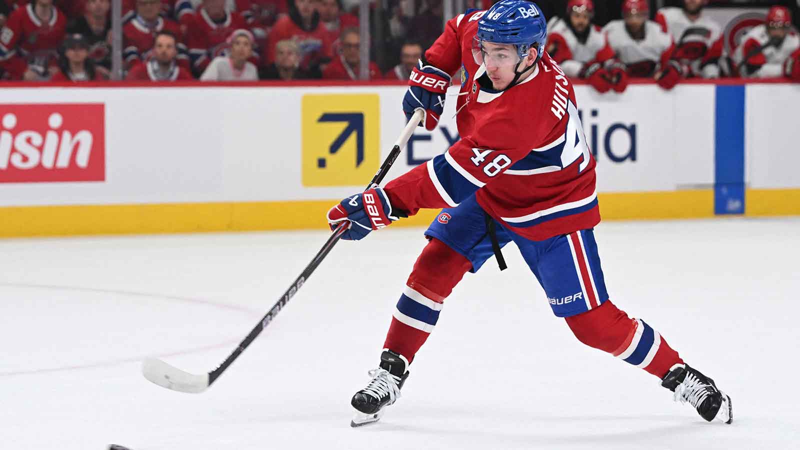 Canadiens’ Lane Hutson doesn’t hold back after Game 4 loss to Hurricanes
