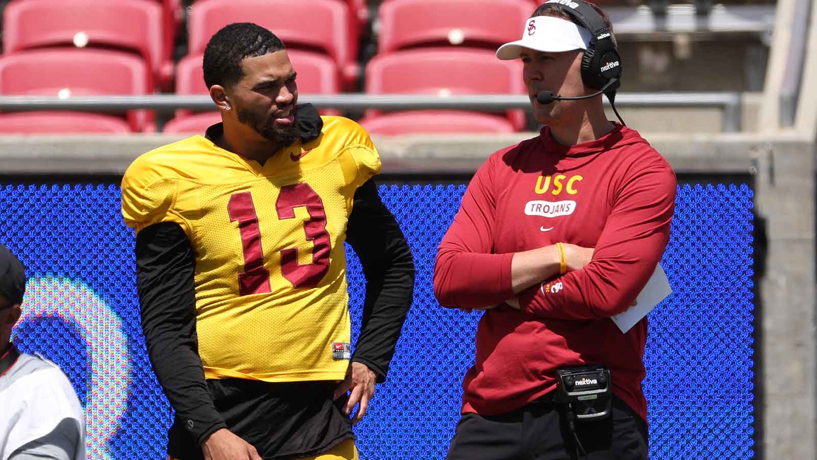USC coach Lincoln Riley shines light on transfer portal change with Caleb Williams comparison