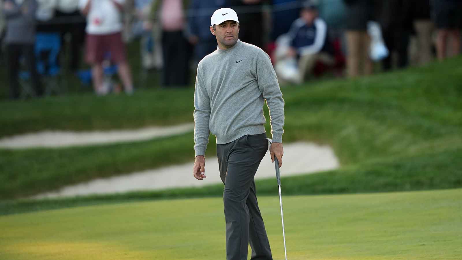 Scottie Scheffler’s career first after 1 round at PGA Championship sounds absurd