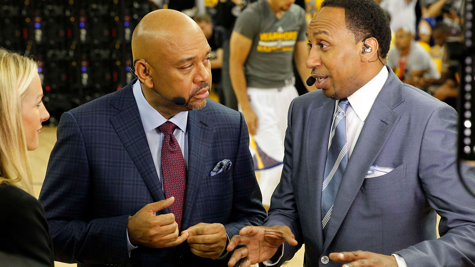 Stephen A. Smith crashes out over Mike Wilbon crapping on Knicks right after praising him on Mike Vrabel
