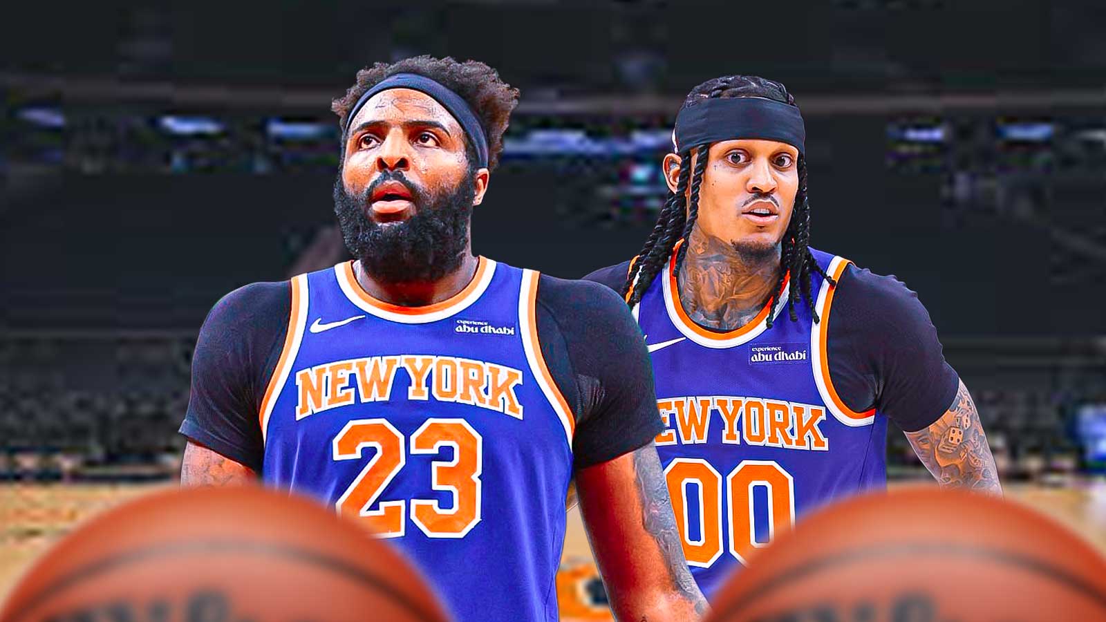 Knicks’ Mitchell Robinson shares insane Jordan Clarkson healing AI image on Instagram