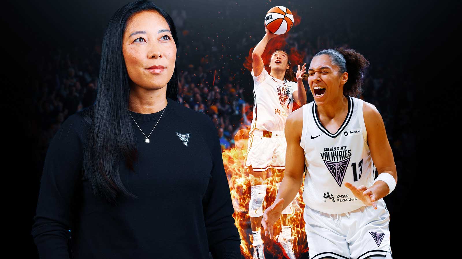 Valkyries’ Natalie Nakase credits Kaitlyn Chen’s offseason work for opening night dominance