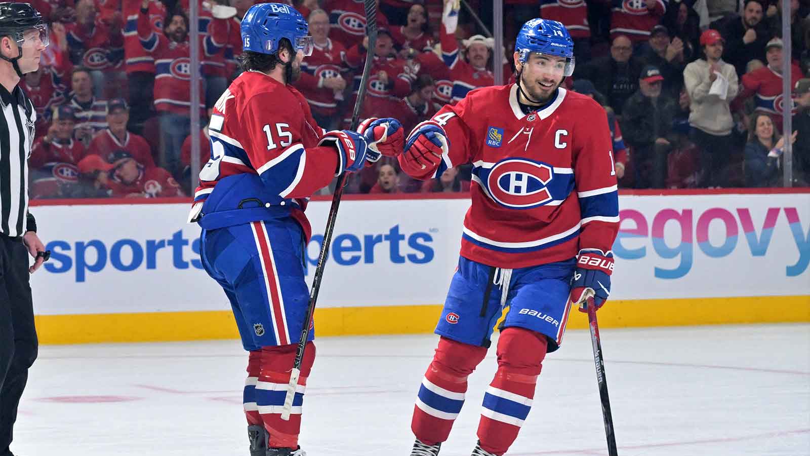 Nick Suzuki, Juraj Slafkovsky help Canadiens take 3-2 lead over Sabres