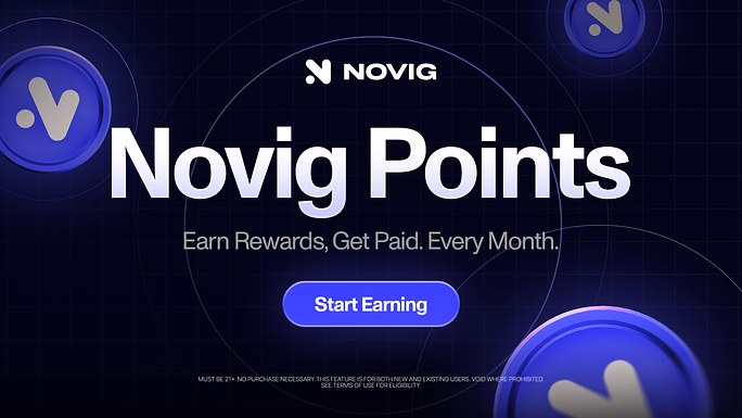 Novig launches first-of-its-kind points program with 250K prize pool in May