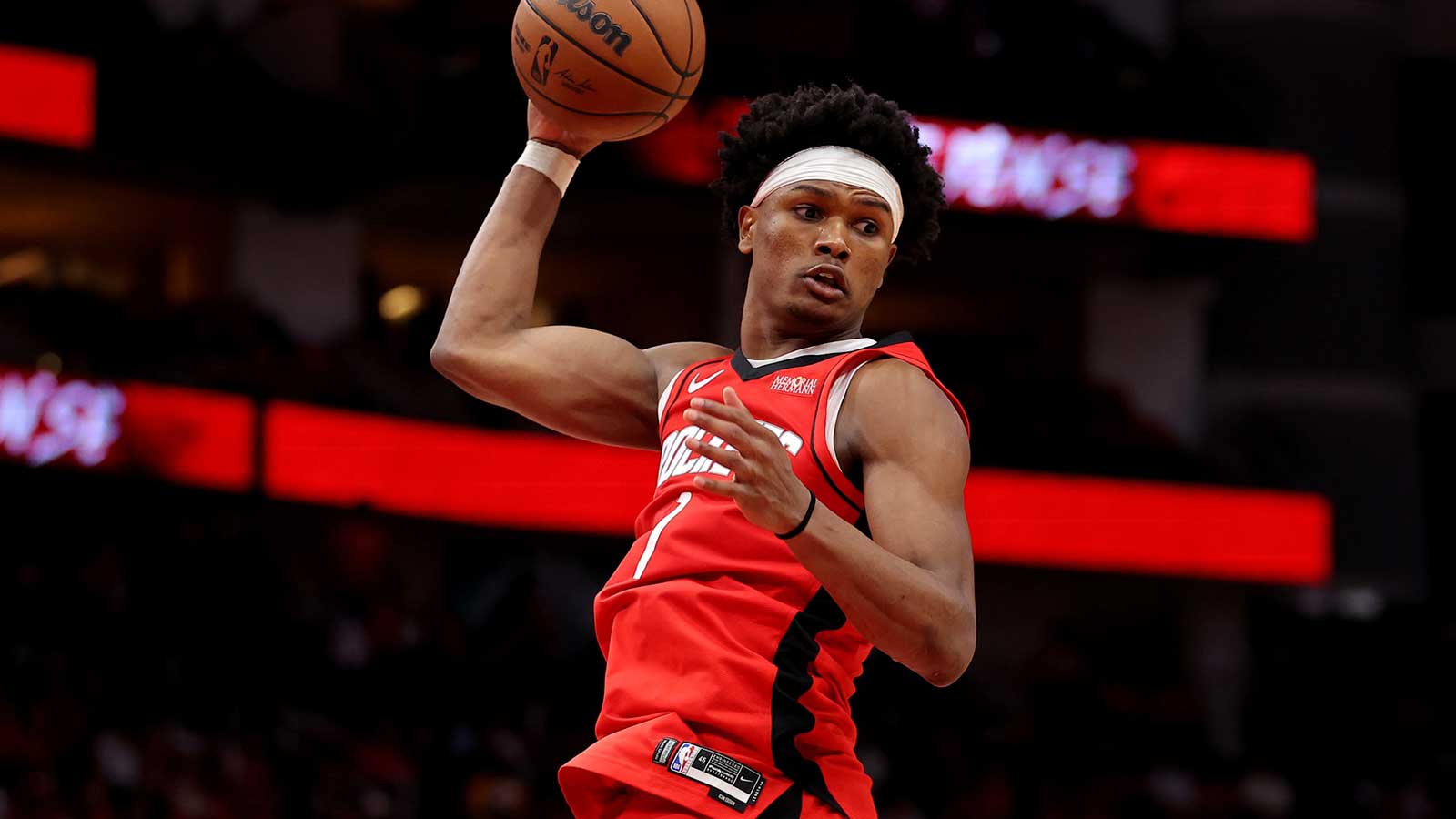Amen Thompson shuts down question about Rockets roster changes after Game 6 loss
