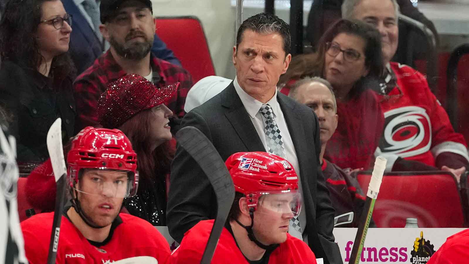 Rod Brind’Amour believes Hurricanes’ top line answered major question in Game 1 vs. Flyers