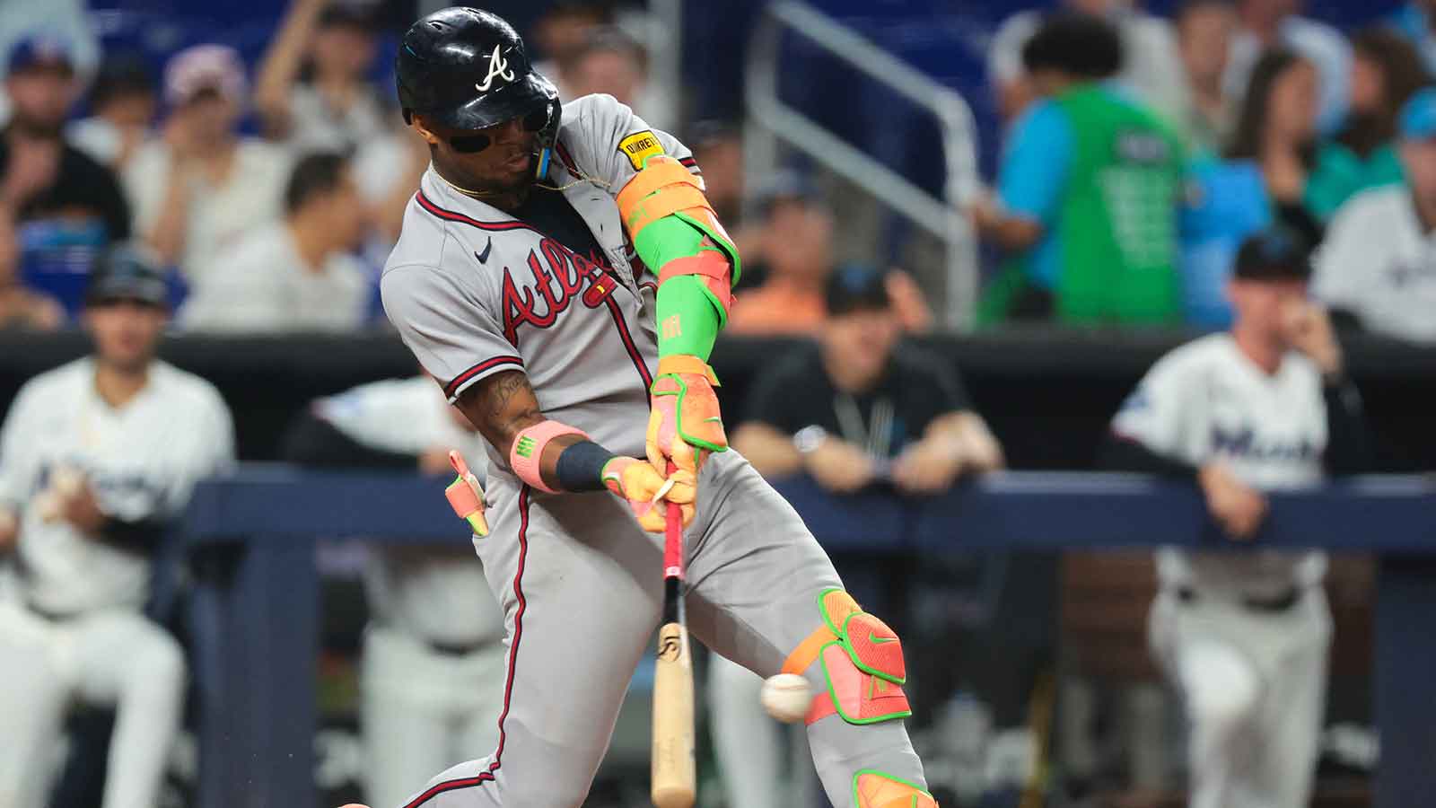 Braves’ Ronald Acuna Jr. gets positive injury update after leaving Marlins game