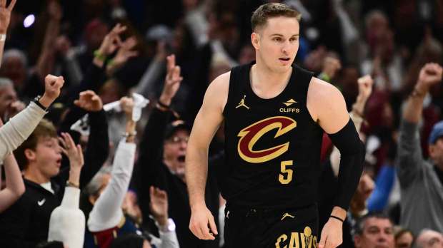 Sam Merrill with Cavs