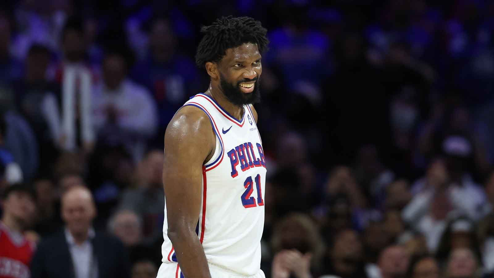 76ers’ Joel Embiid has health jokes after Game 7 win: ‘I was faking it’