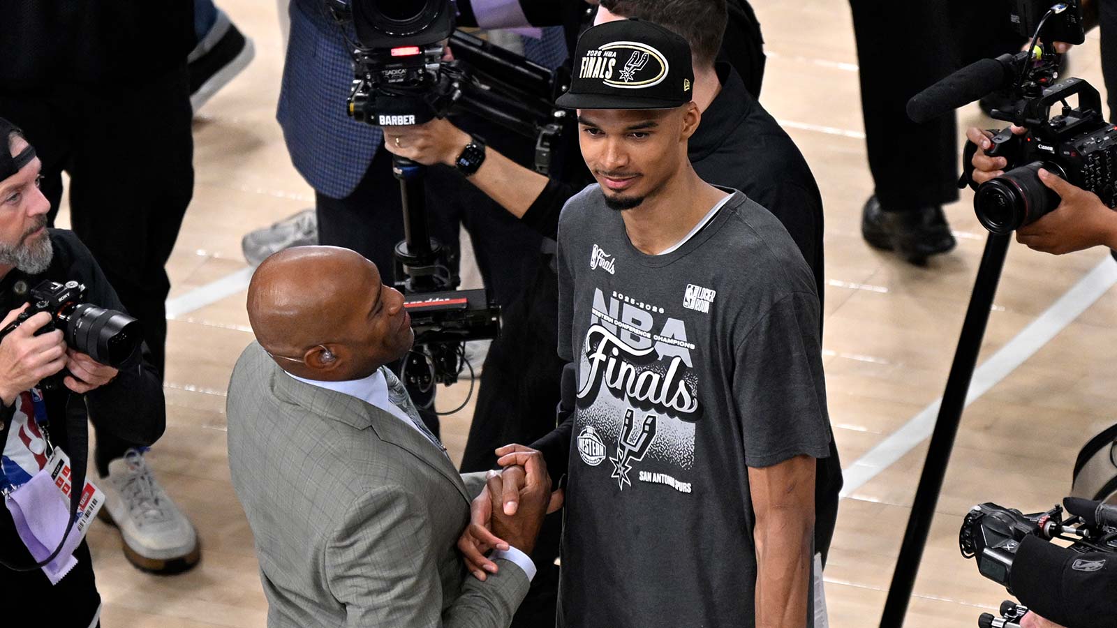 Spurs’ Victor Wembanyama has beautiful message for Gregg Popovich after Game 7 win over Thunder