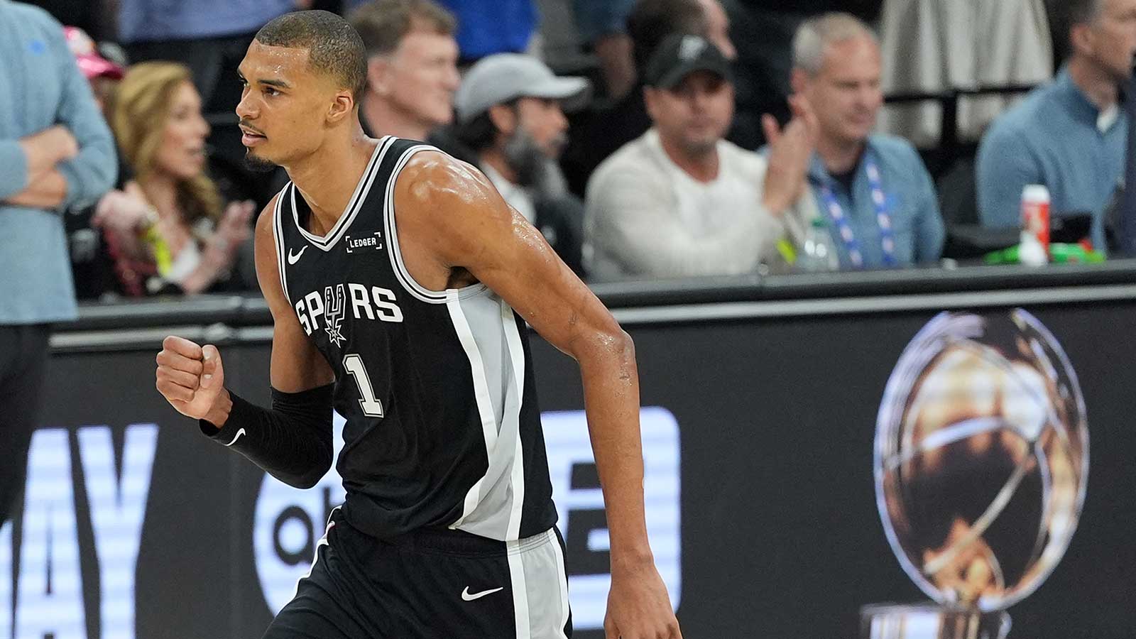 Spurs' Victor Wembanyama sounds off on playing in 1st-ever Game 7