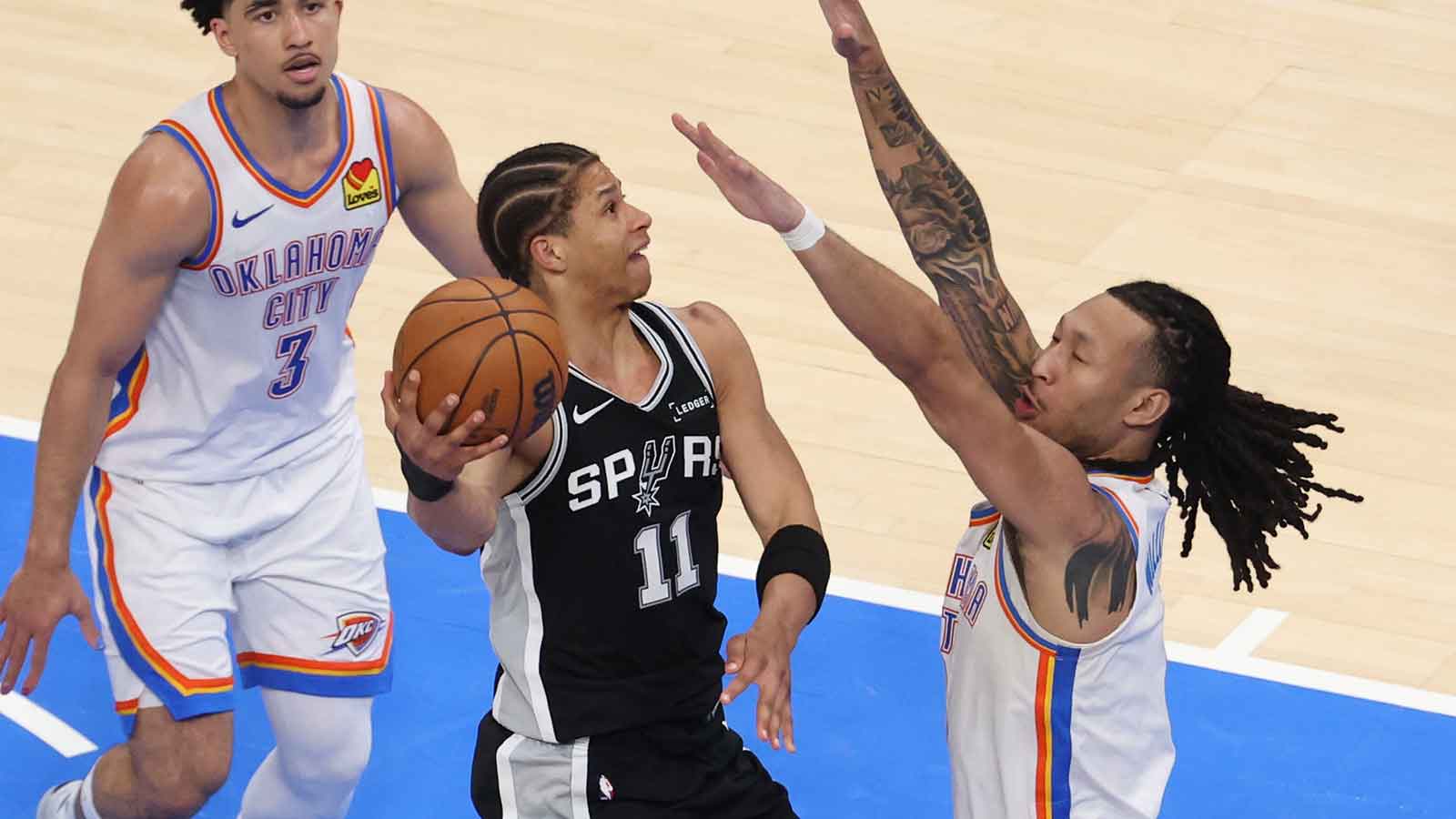 Spurs' Carter Bryant earns strong Mitch Johnson praise after shutting down SGA