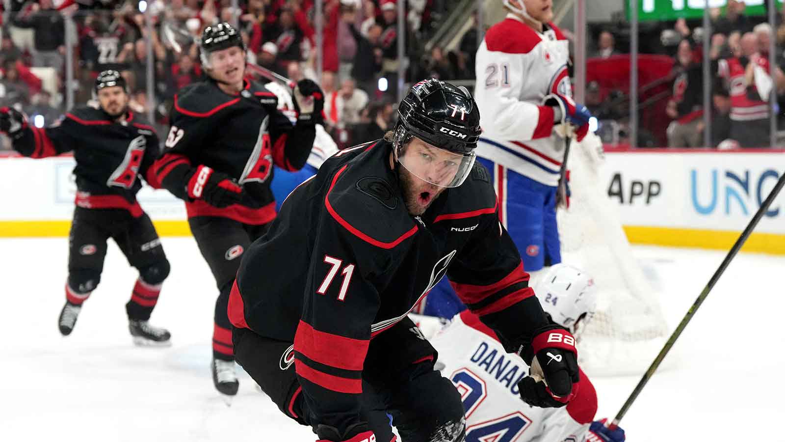 Taylor Hall’s thrilling 3-point game sends Hurricanes to Stanley Cup Final