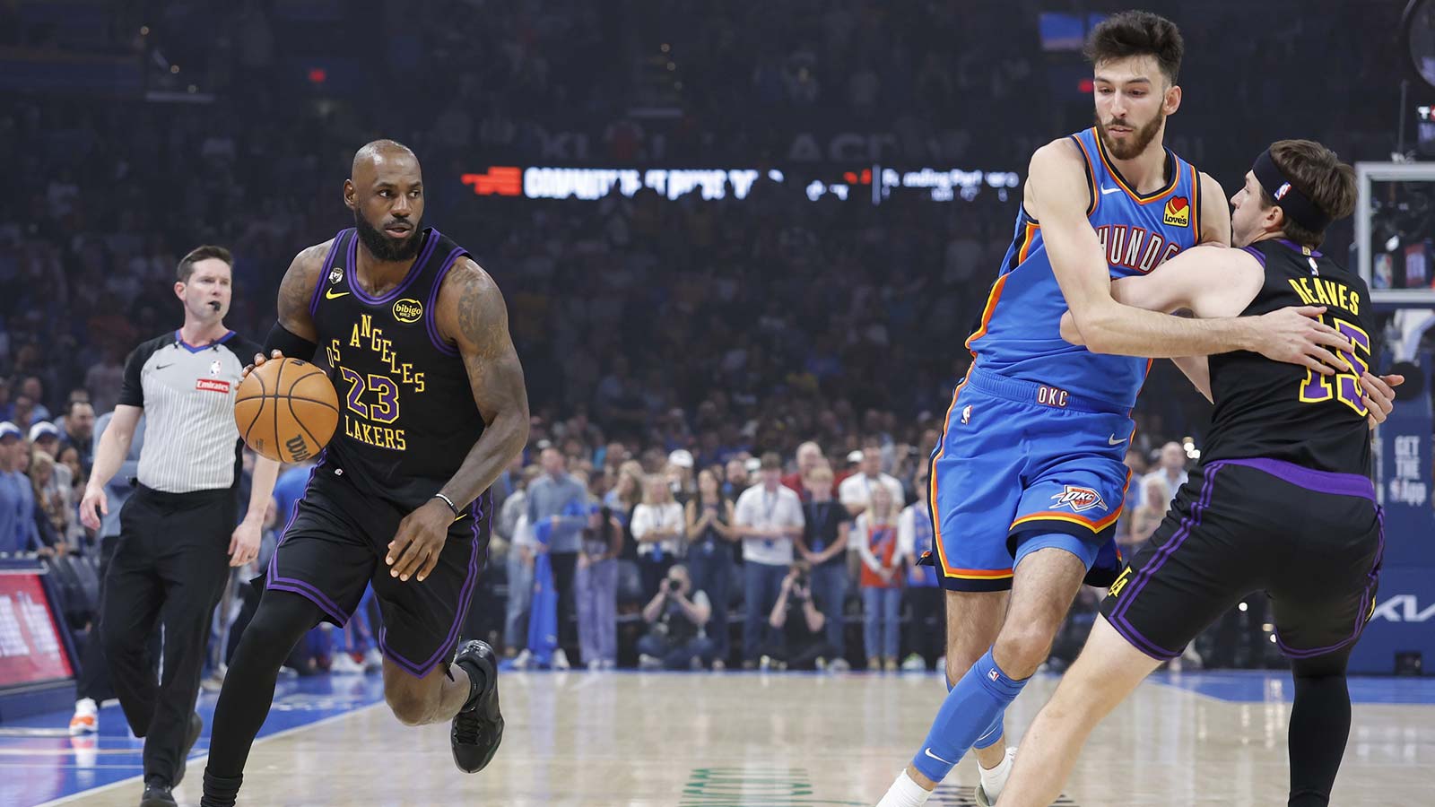 Thunder’s Chet Holmgren admires LeBron James’ longevity before Lakers series
