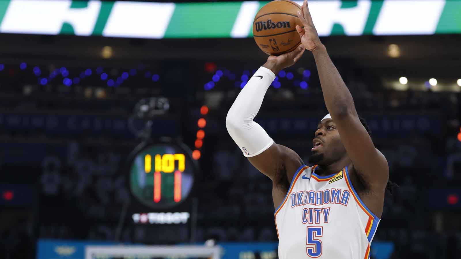 Lu Dort’s viral Tony Brothers photo in Thunder-Spurs gets Art But Make It Sports twist