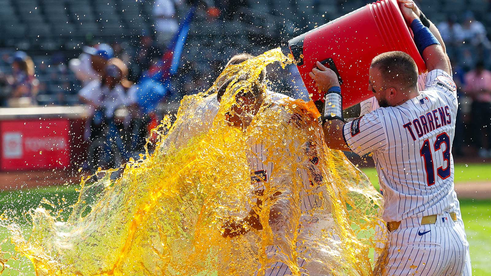 Mets pitcher Freddy Peralta’s wholesome Tyrone Taylor moment will have fans smiling
