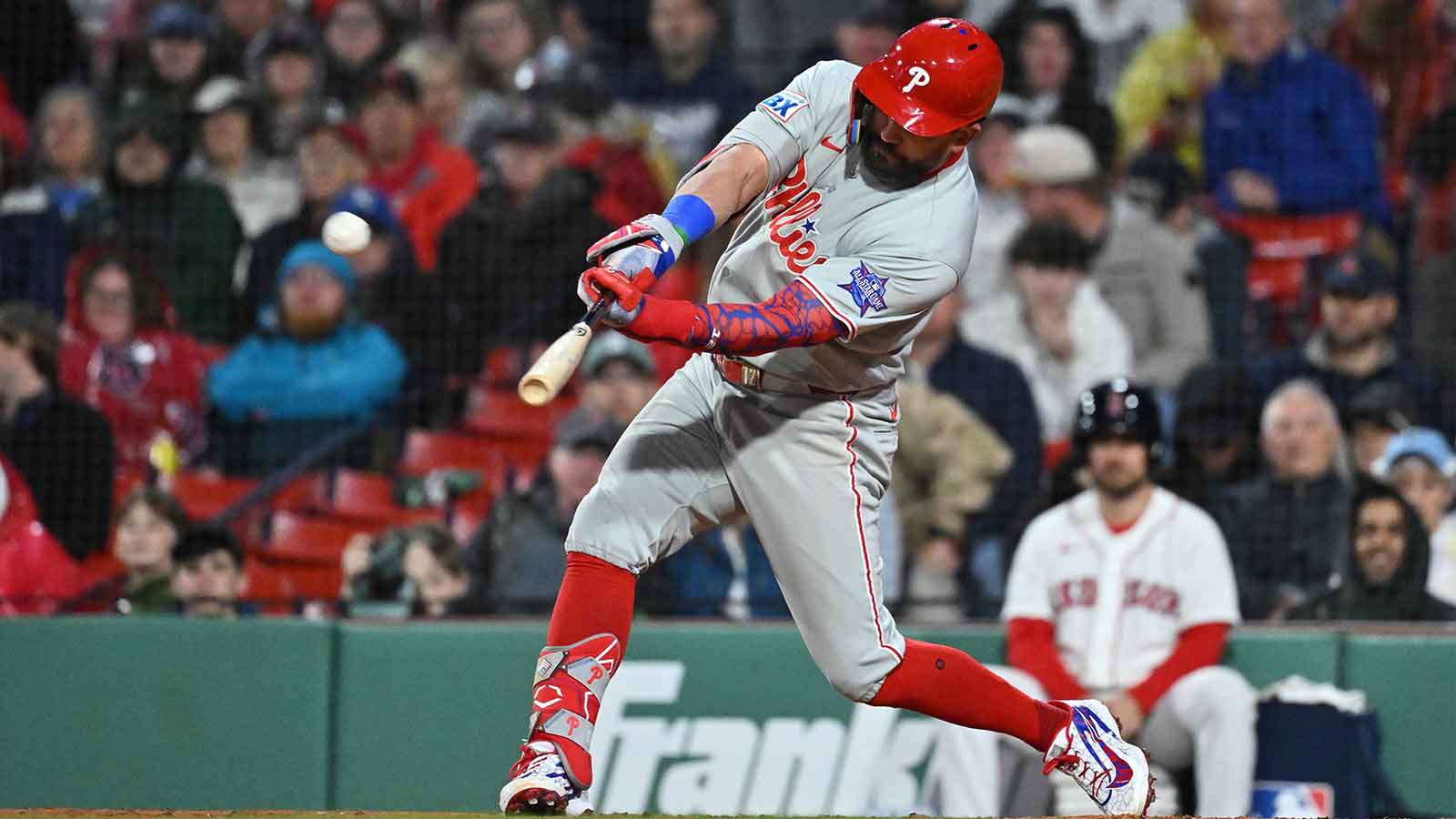 Watch Phillies’ Kyle Schwarber launch monster 18th HR vs. Red Sox