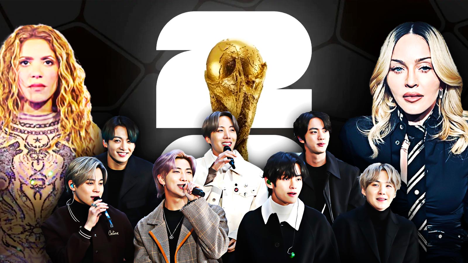 Shakira, Madonna, BTS to headline FIFA World Cup final halftime show