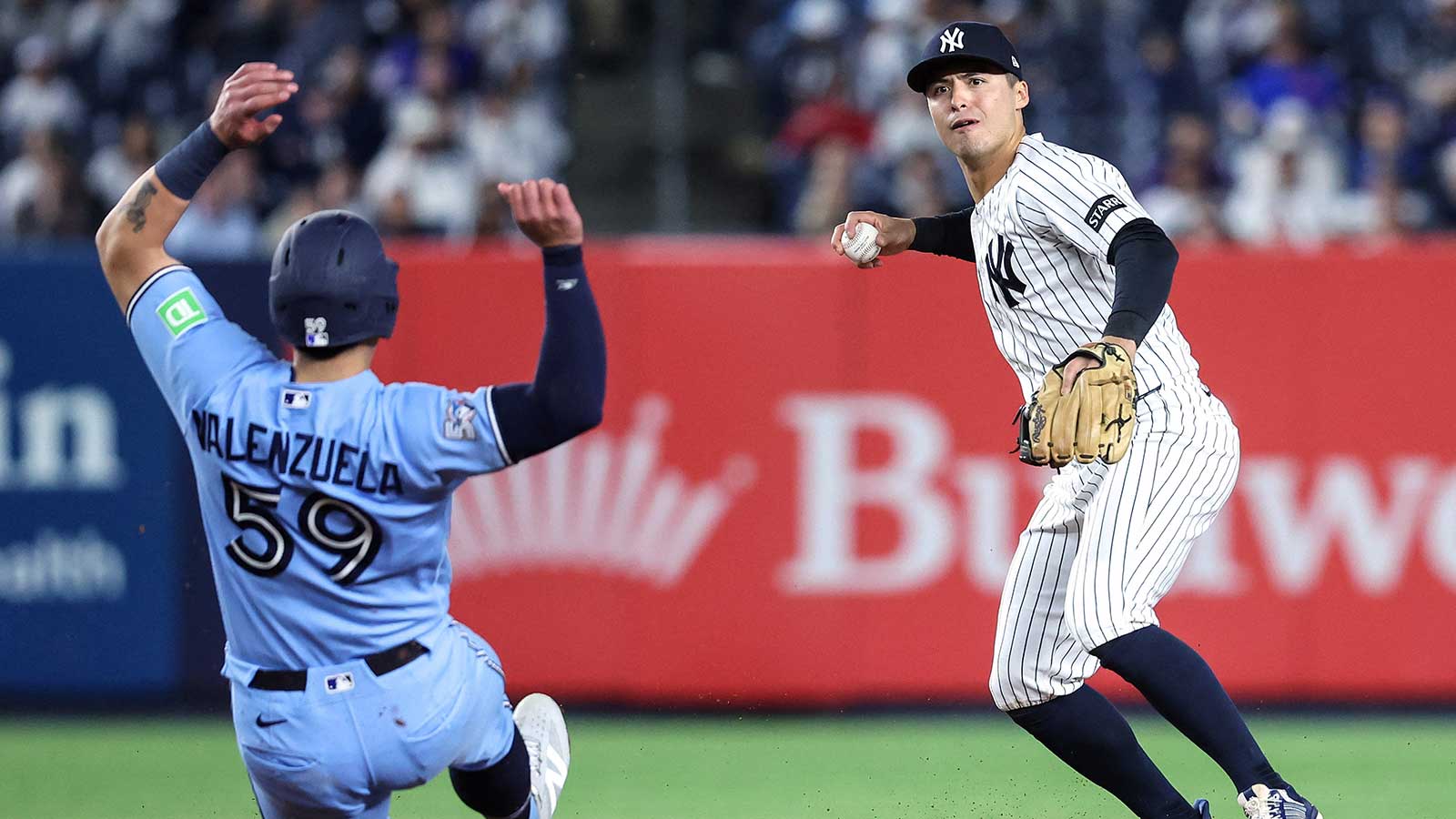 Yankees’ Aaron Boone shares update on Anthony Volpe-Jose Caballero situation