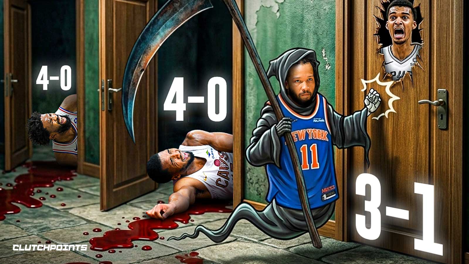 Knicks’ Jalen Brunson uses 1 word to sum up ridiculous Game 4 win vs. Spurs