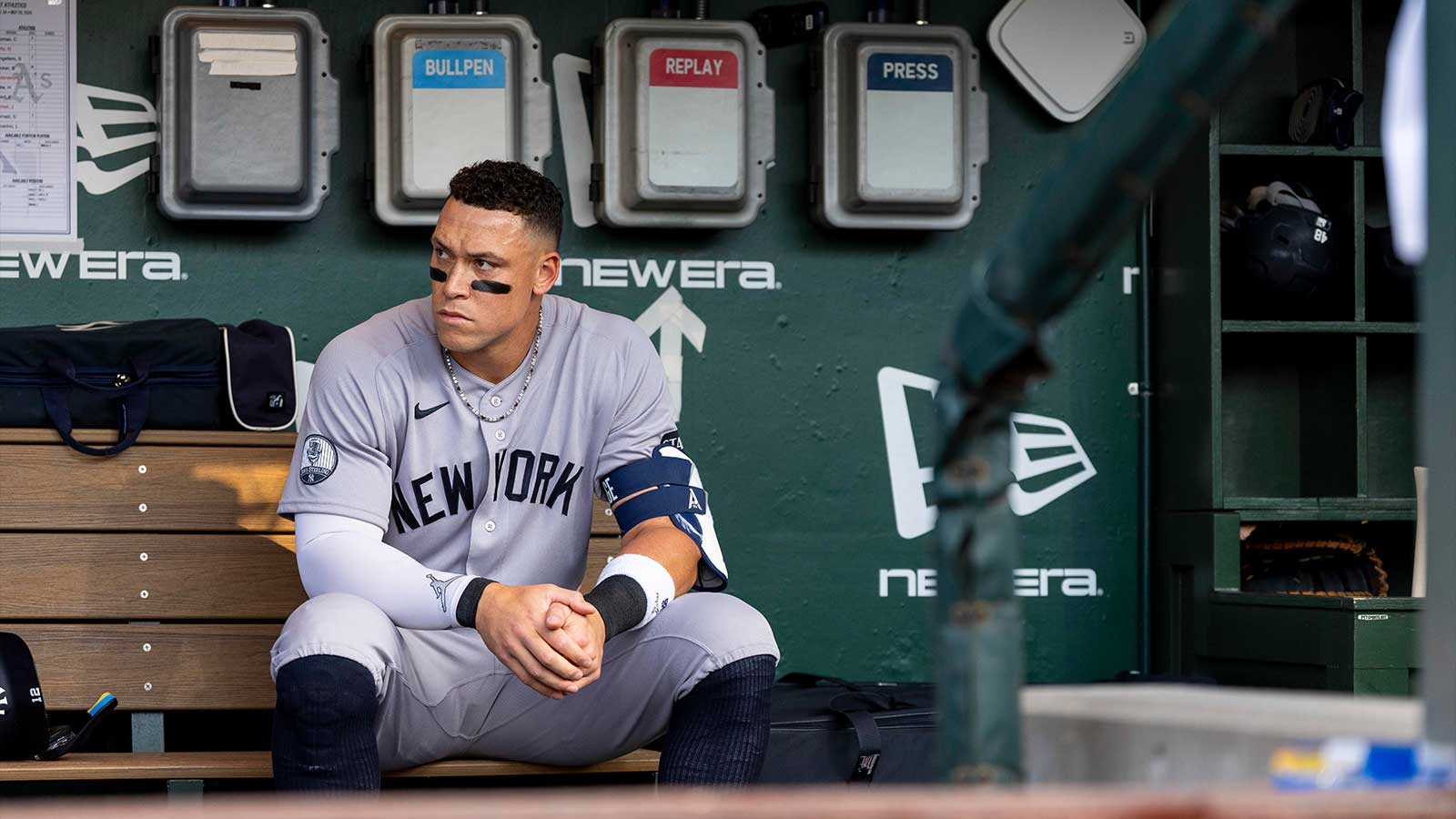 Michael Kay asks Aaron Judge DH question after another Yankees outfield injury