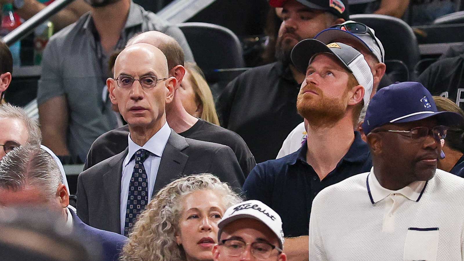 Adam Silver catches Spurs’ Game 5 with Prince Harry in San Antonio