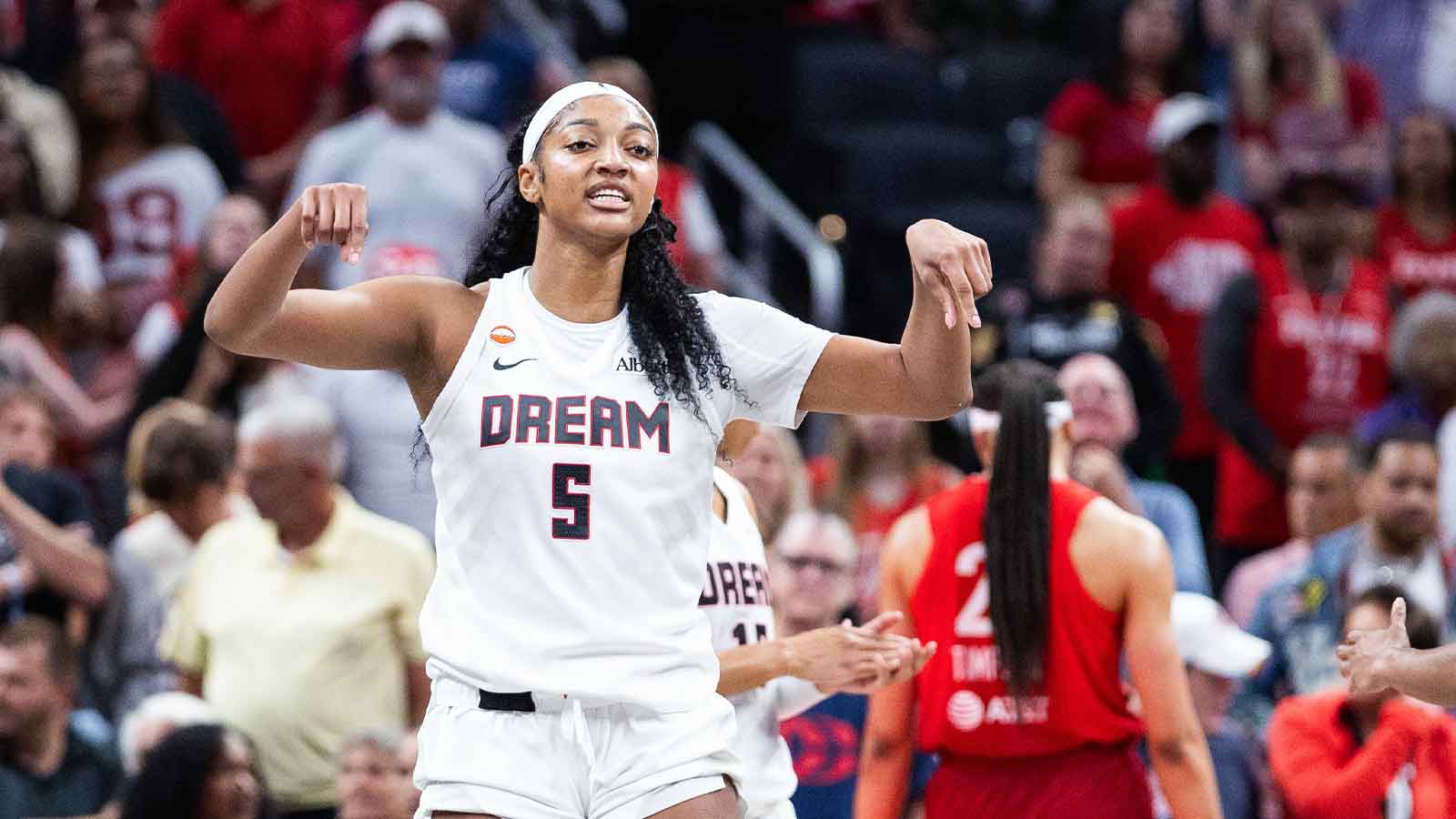 Dream’s Angel Reese sounds off on handling physicality after big game vs. Fever
