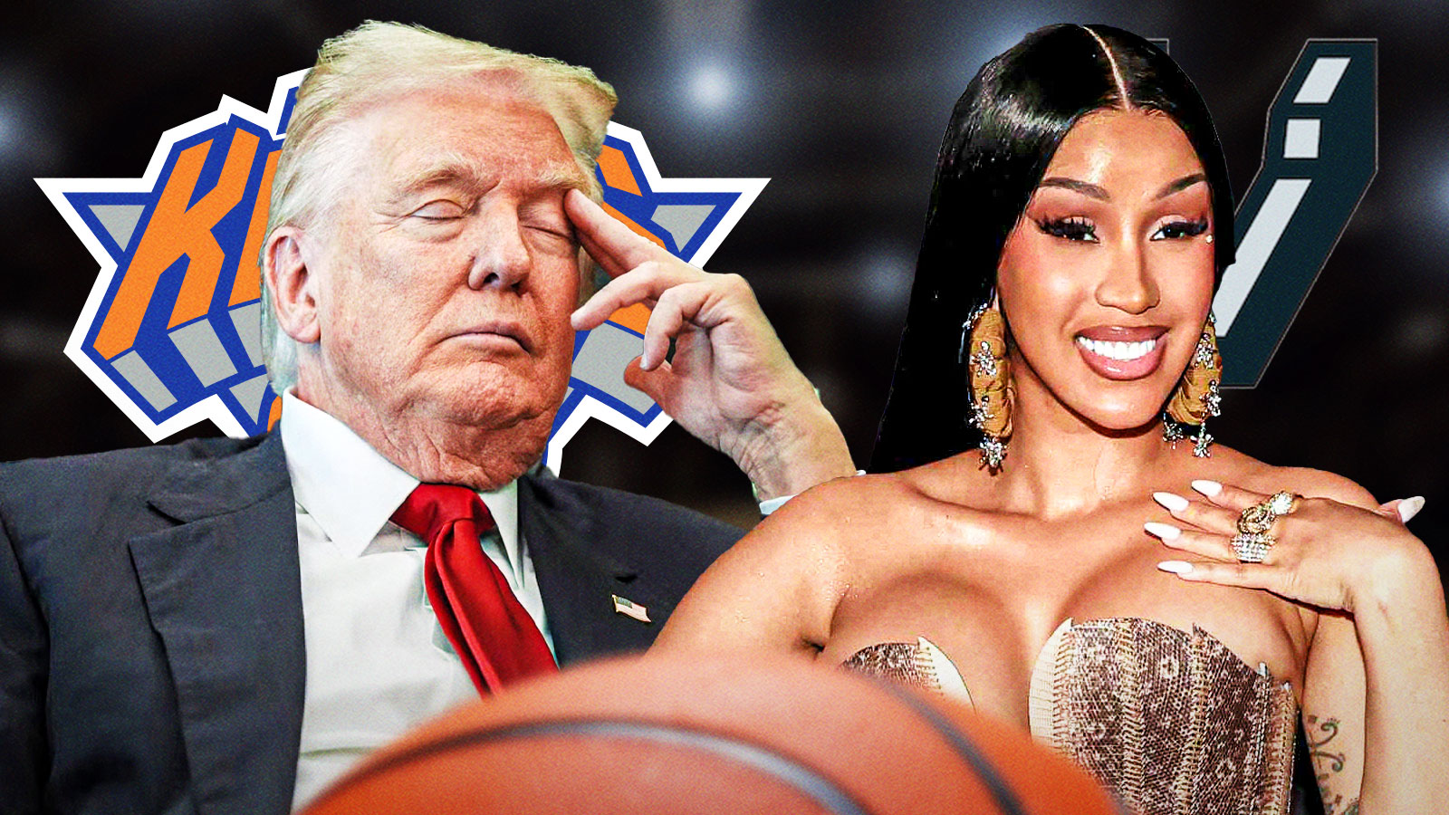Cardi B slams Donald Trump’s ‘dark’ energy during NBA Finals Game 3 appearance