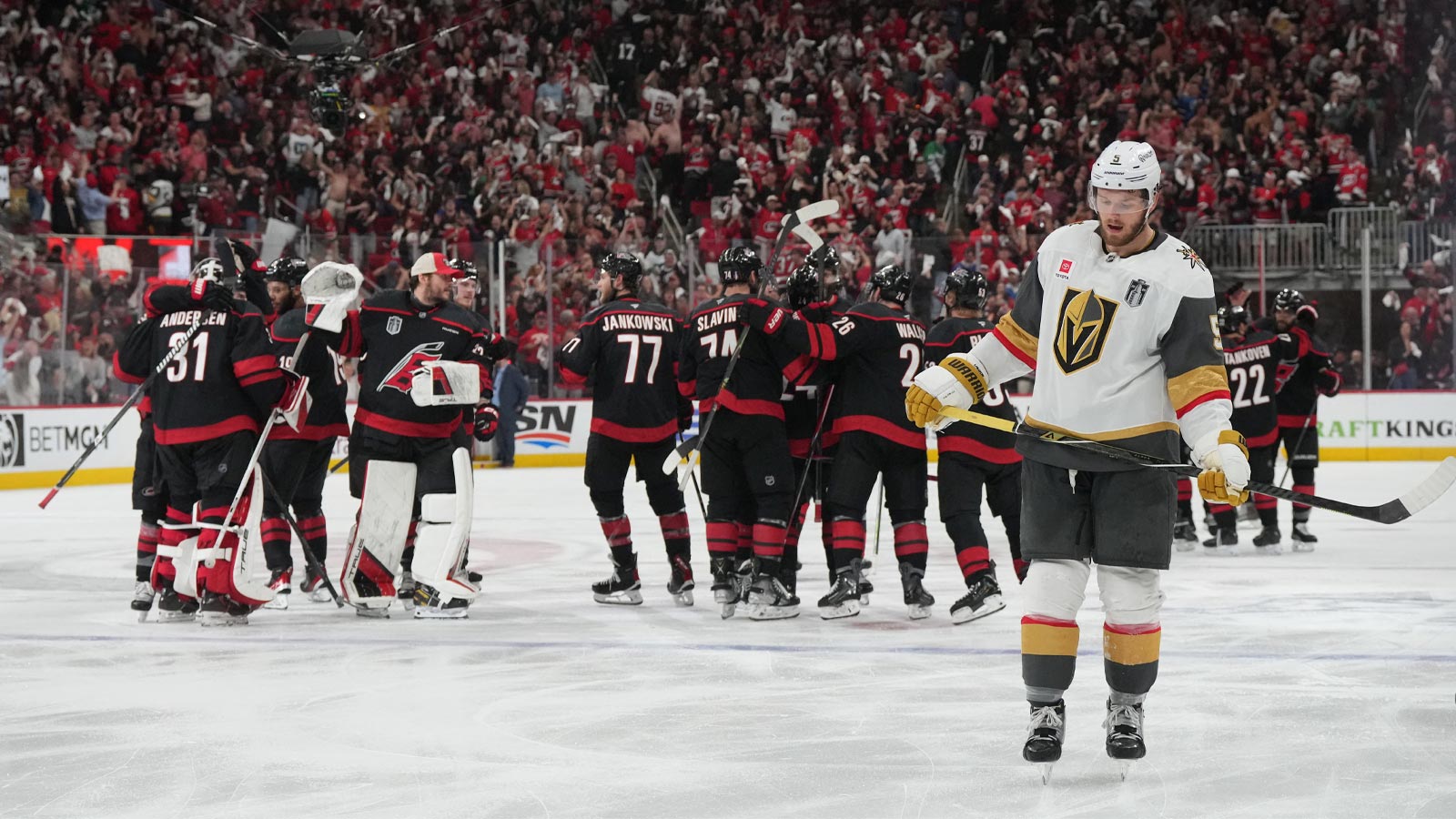 Hurricanes, Golden Knights make wild Stanley Cup Final history after Game 2