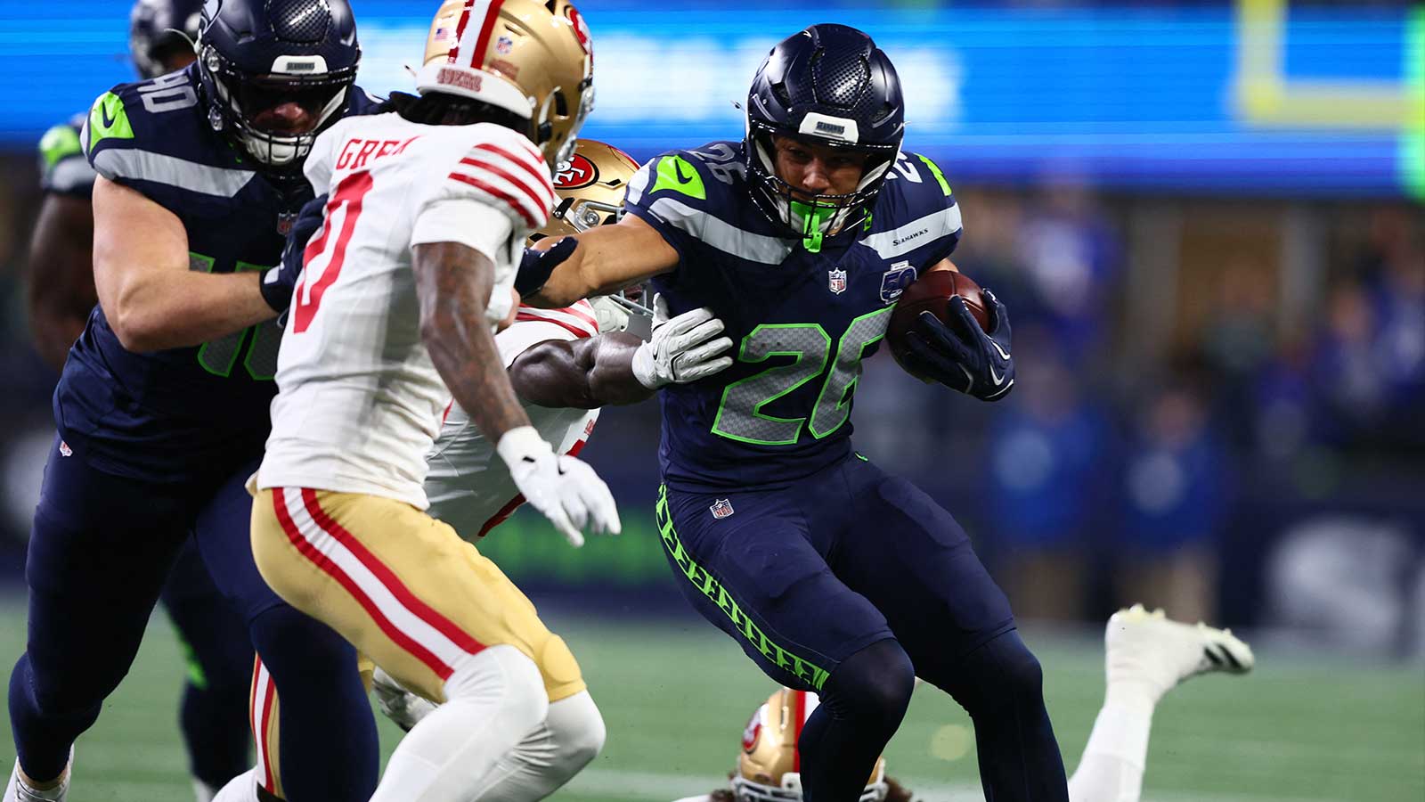 Seahawks' Mike Macdonald leaves Week 1 door open for Zach Charbonnet injury return