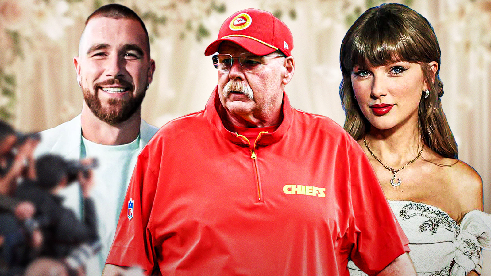 Chiefs' Andy Reid pleads the fifth on question about Taylor Swift-Travis Kelce wedding invite