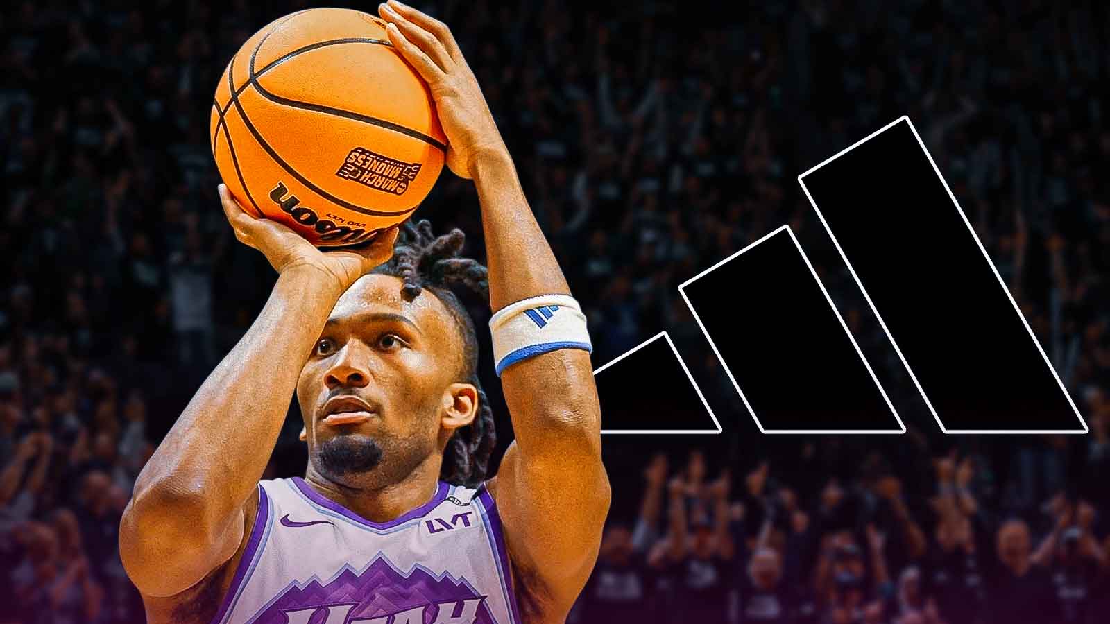 Utah Jazz Darryn Peterson, Darryn Peterson Adidas, Peterson NBA Draft, Peterson Adidas deal