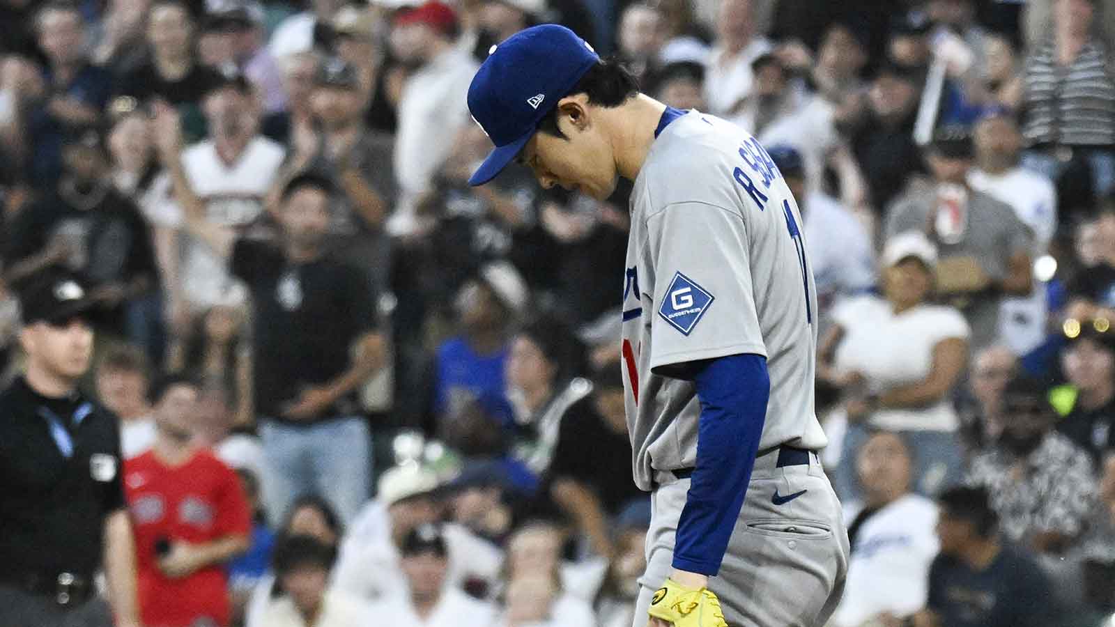 Dodgers’ Roki Sasaki admits to trying too hard in 5th inning vs. White Sox