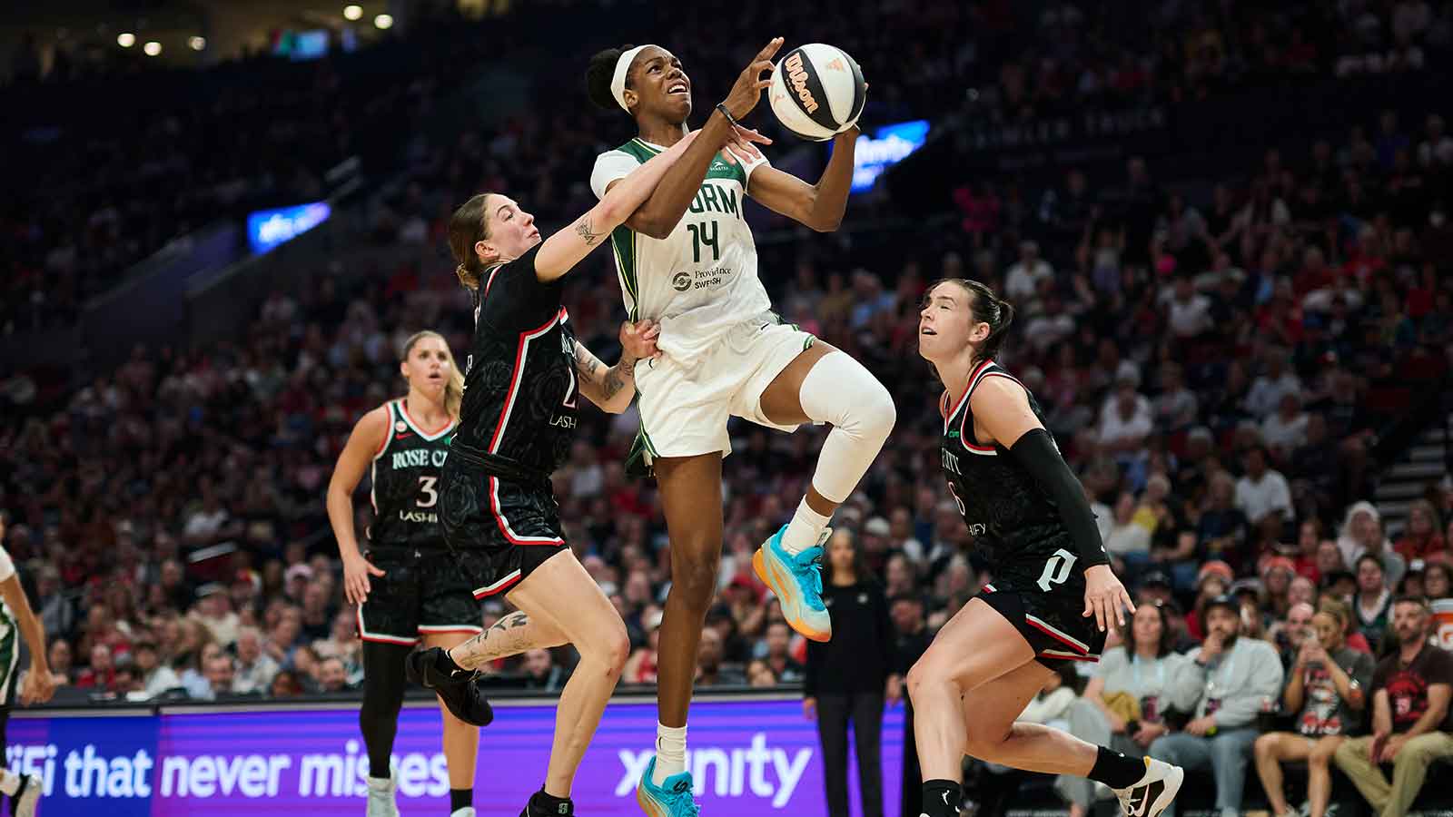Storm’s Dominique Malonga becomes youngest ever to pull off impressive WNBA stat line