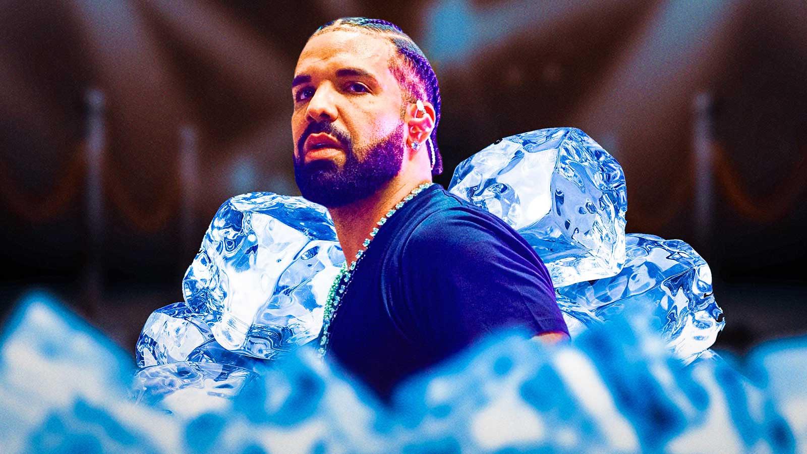 Drake receives F1 Kimi Räikkönen-inspired ice sculpture in Iceman rollout