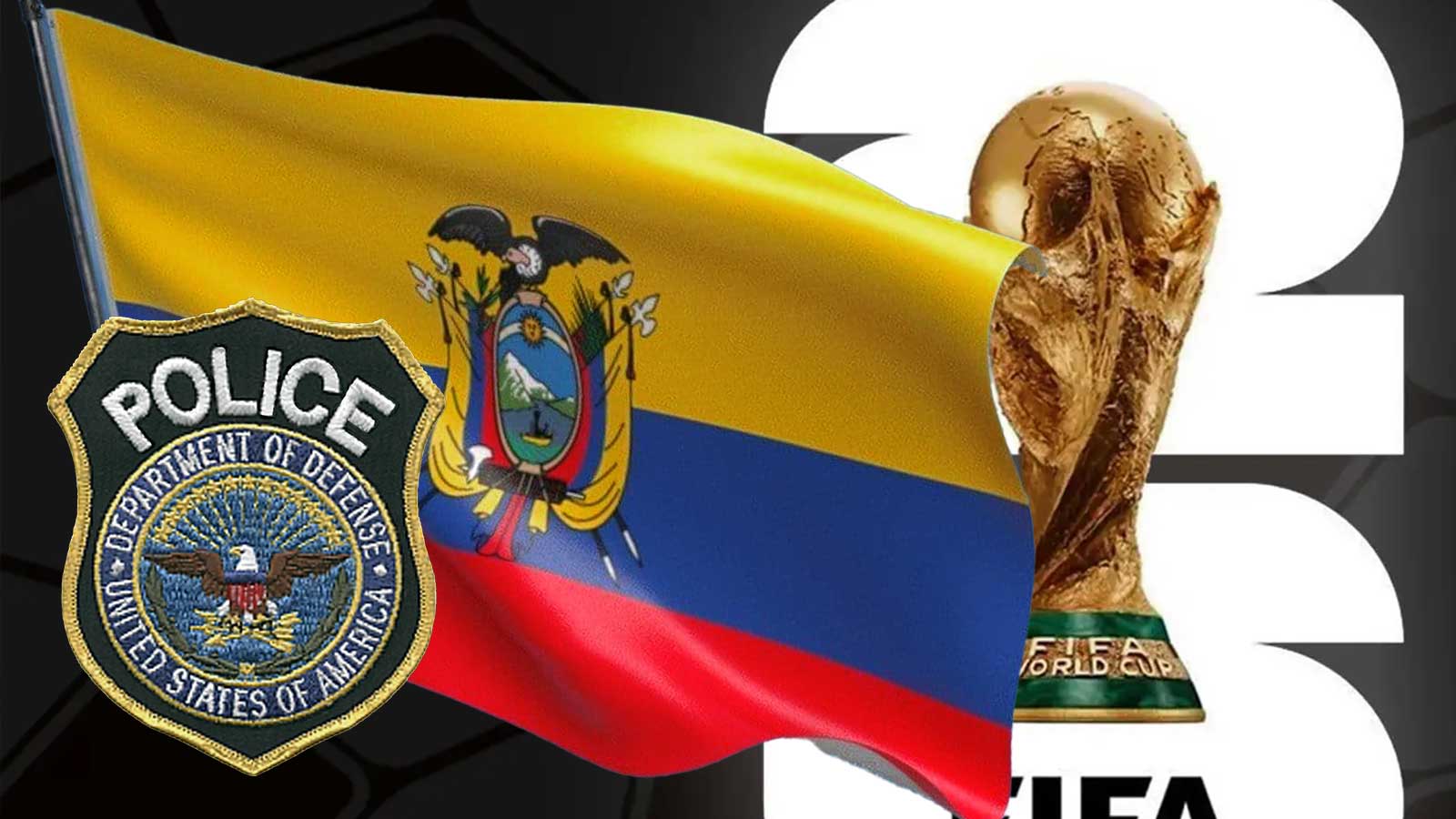 Ecuador player confronts police after violent on-field interaction during FIFA World Cup warm-up game