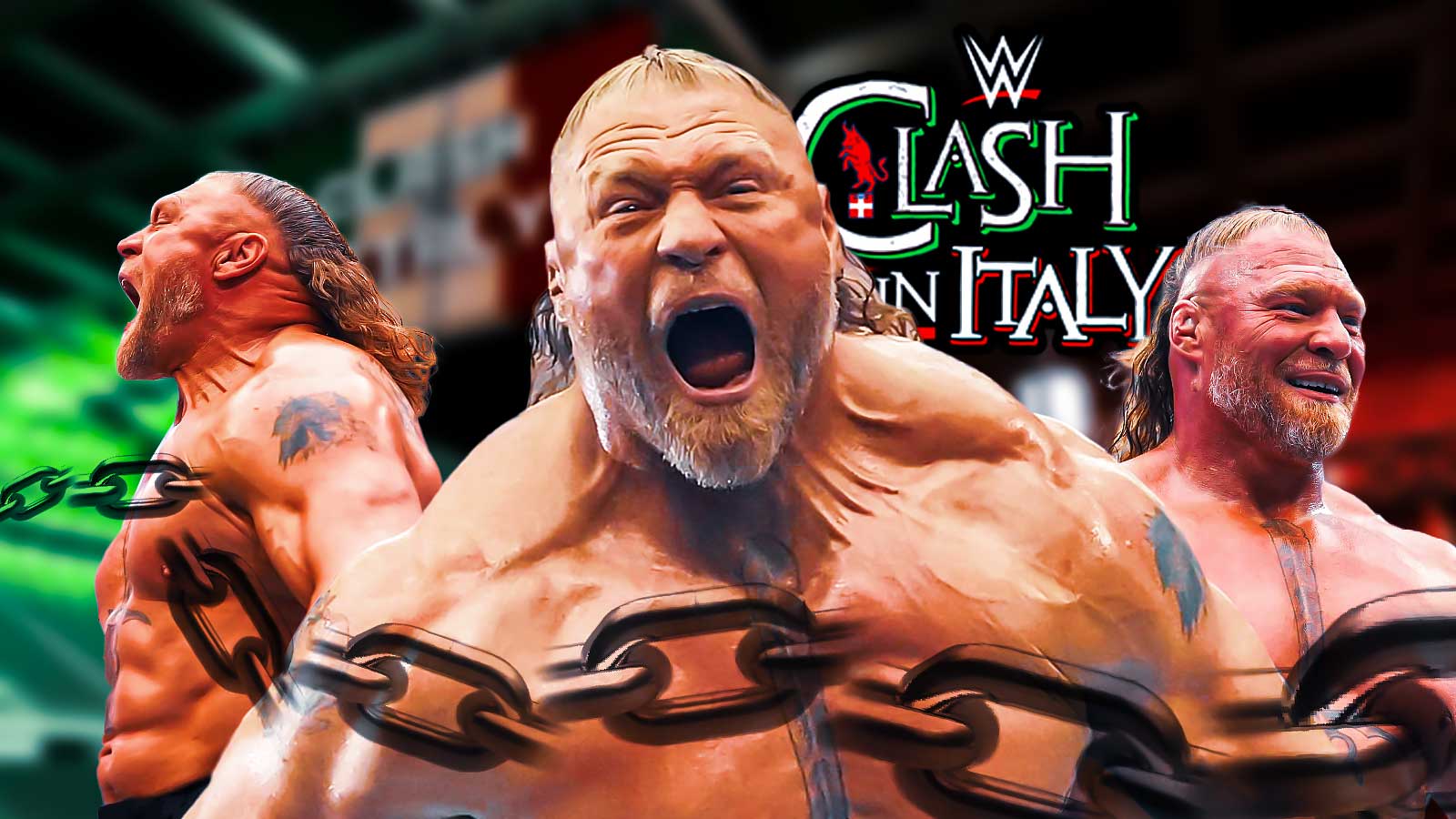 WWE fans sing Brock Lesnar’s entrance music at Clash in Italy