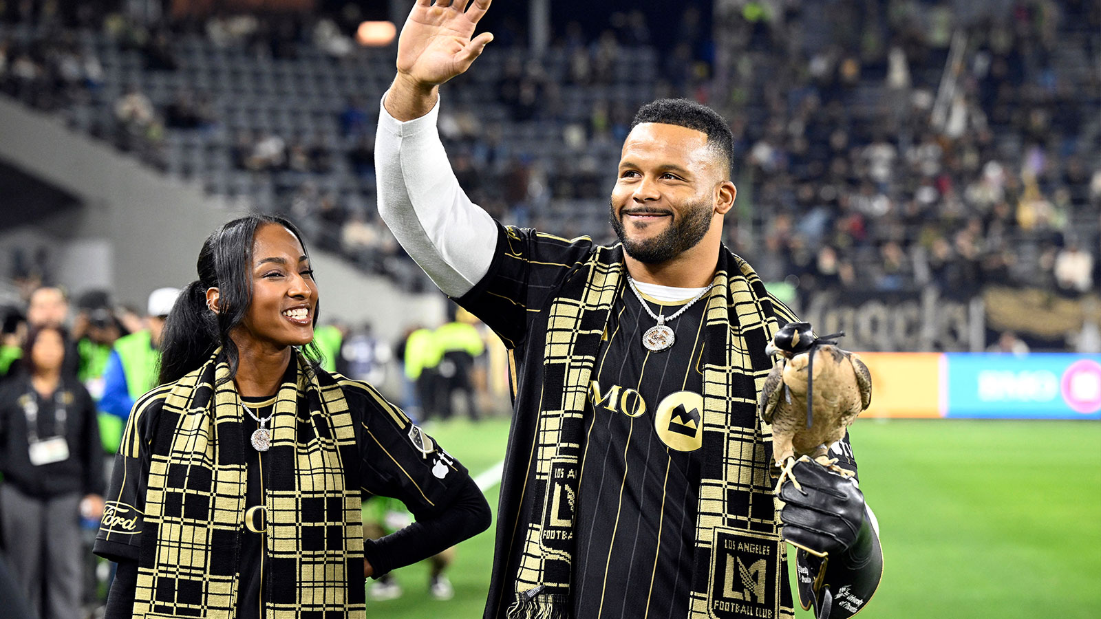 Rams’ Aaron Donald teases comeback to Pat McAfee after Myles Garrett trade