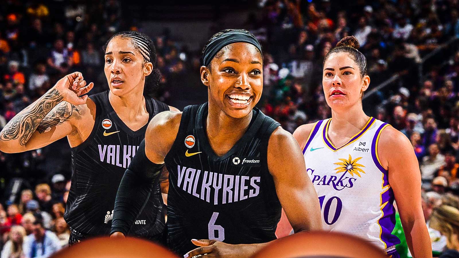 Valkyries’ Gabby Williams explains ‘wake-up call’ that led to blowout win over Sparks