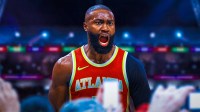 Jaylen Brown photoshopped in Hawks jersey