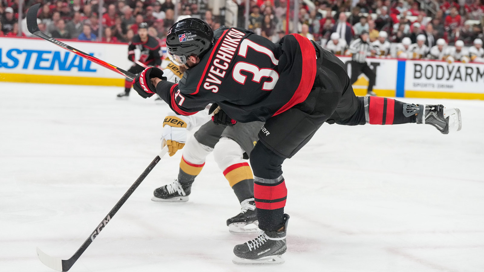 Hurricanes’ Andrei Svechnikov gets brutally honest on playing in Vegas ahead of Game 3