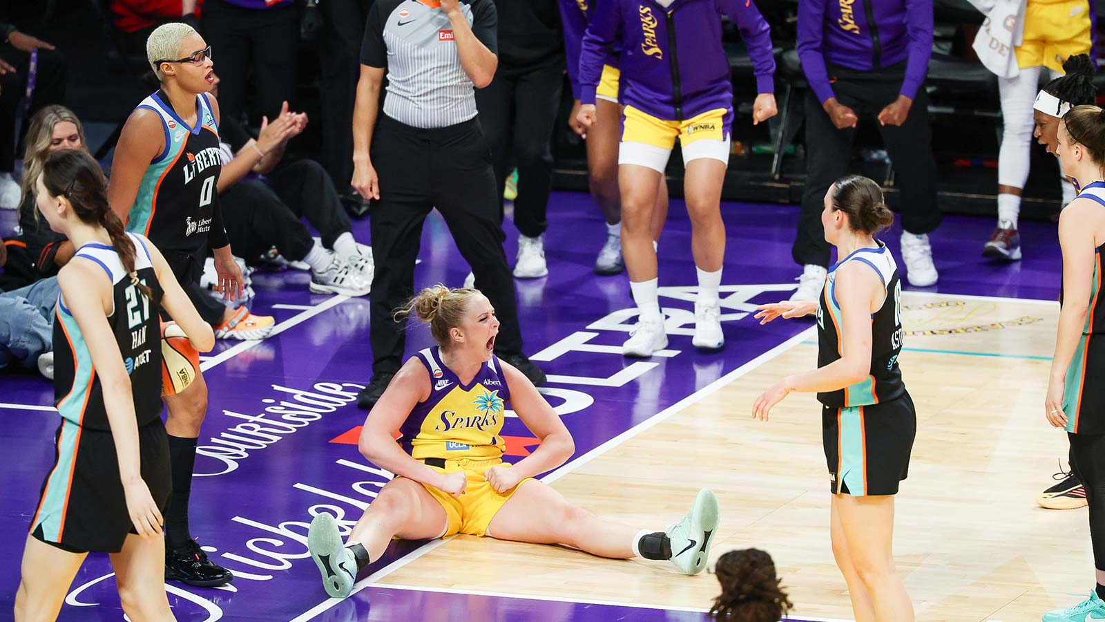 The Sparks rookie who made an impact in comeback win vs. Liberty