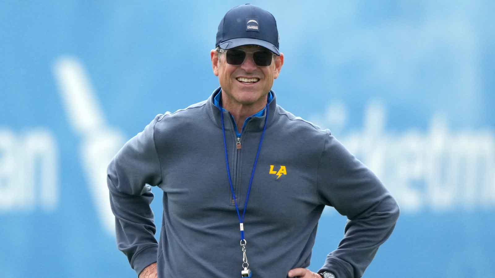 Chargers HC Jim Harbaugh makes huge declaration on Justin Herbert's weapons
