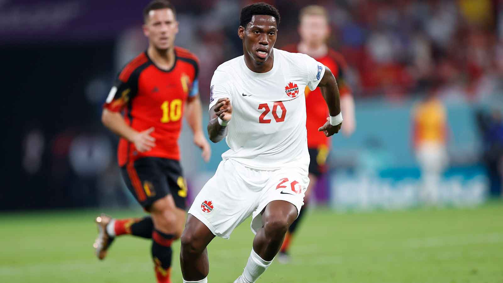 Jonathan David makes Canada history vs. Qatar at World Cup
