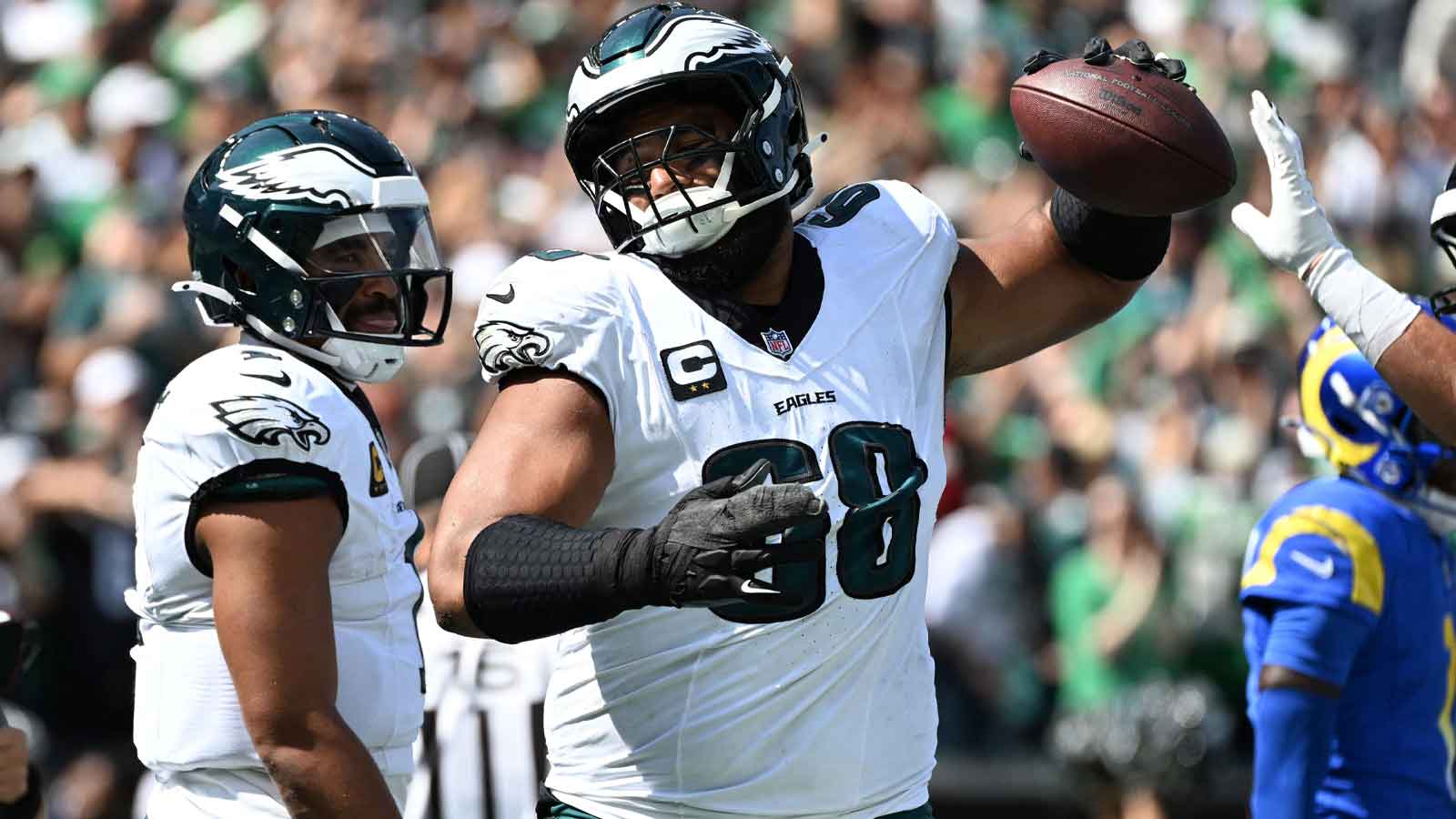 Eagles' Jordan Mailata gets brutally honest on ‘moving on' after AJ Brown trade